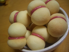 ♥イチゴチョコサンドクッキー♥