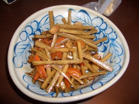ご飯がすすむ!金平ごぼう