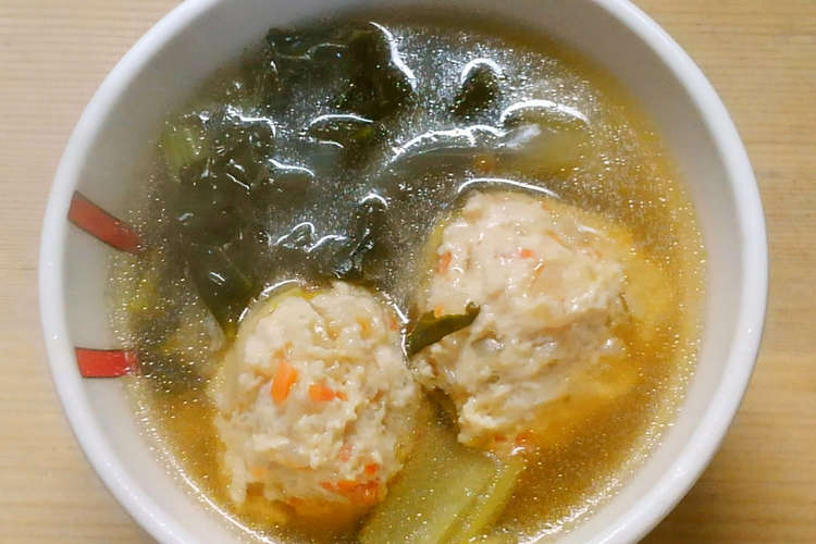 簡単 人参と玉ねぎ入り 鶏団子のスープ レシピ 作り方 By 331ミミイ クックパッド 簡単おいしいみんなのレシピが360万品