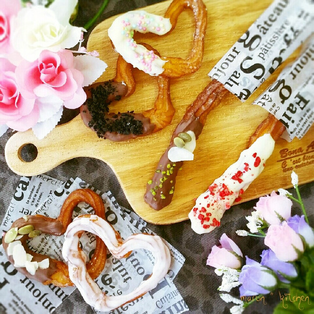 バレンタインにも レンジで絶品チュロス レシピ 作り方 By Maron クックパッド