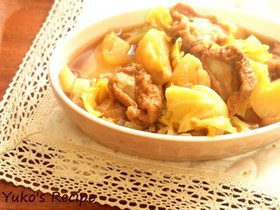 あぶら麩とジャガキャベツのホクホク煮
