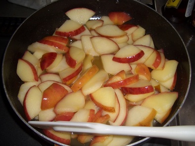 りんご煮の写真