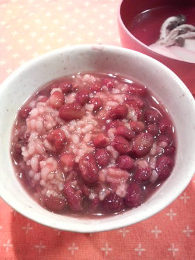小正月でなくても食べたい♪小豆がゆ