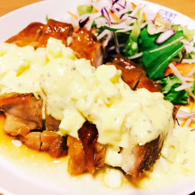 照り焼きチキン タルタルソース添え レシピ 作り方 By Serena クックパッド 簡単おいしいみんなのレシピが360万品