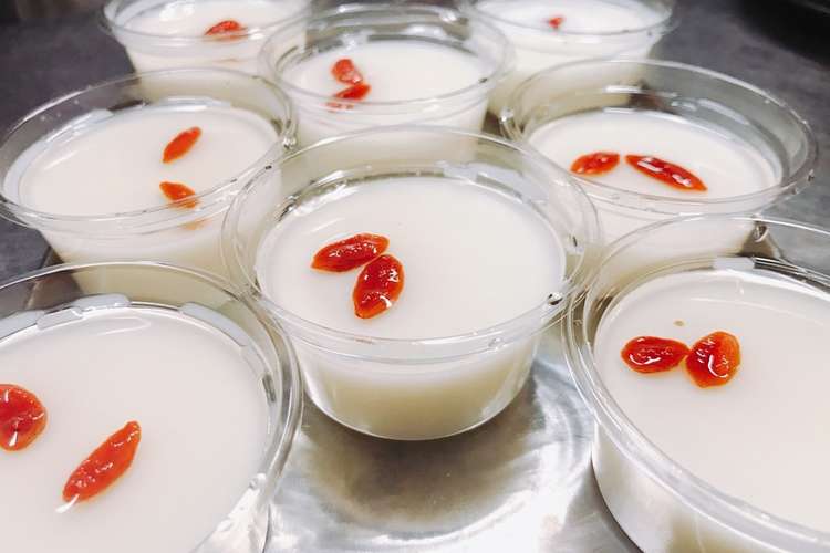 簡単 混ぜるだけ なめらか杏仁豆腐 レシピ 作り方 By かっちゃん杉 クックパッド