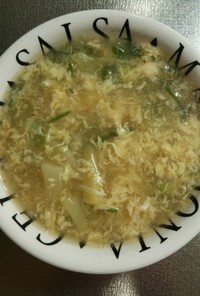 とろーり卵の中華スープ
