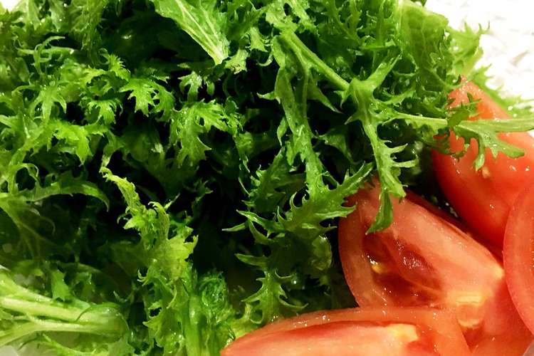 お野菜高騰 な時はわさび菜でお助けサラダ レシピ 作り方 By Anglique クックパッド 簡単おいしいみんなのレシピが362万品