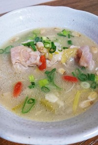 茅乃舎『 鶏だし』de トロトロ参鶏湯