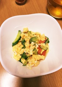 卵入り✩中華サラダ