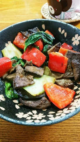 簡単レバーニラ炒め