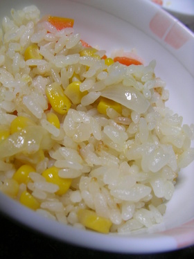 【男の料理】炊飯ジャーDEピラフ☆