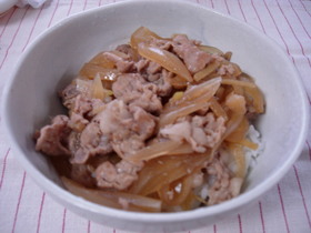 チーズ風☆牛丼屋さんの豚丼!!