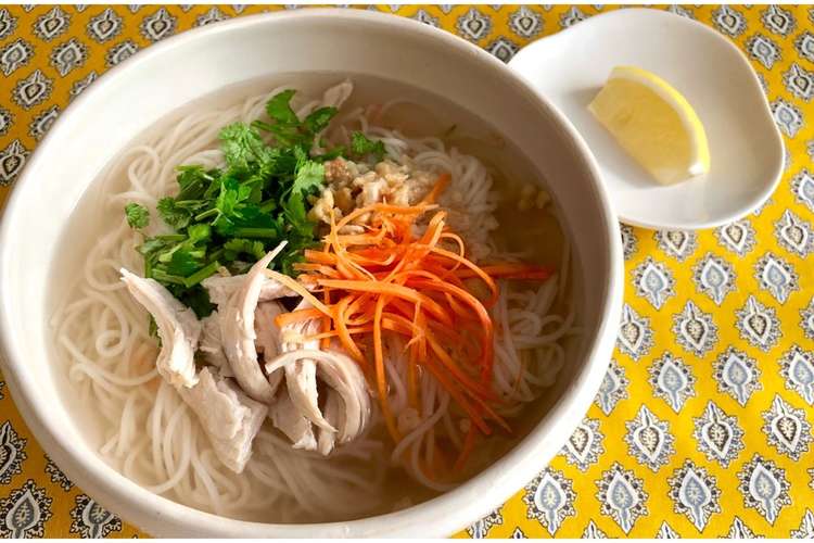 とっても簡単 素麺で本格鶏肉フォー レシピ 作り方 By アユミゴハン クックパッド