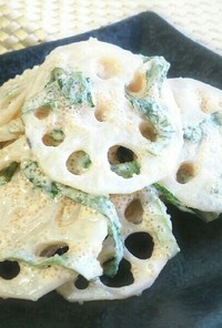 シャキ旨！明太子と大葉の蓮根マヨサラダ