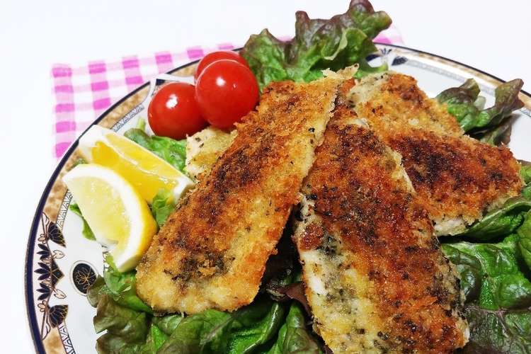 サックサク 鯵のバジルパン粉焼き レシピ 作り方 By 2525招き猫 クックパッド 簡単おいしいみんなのレシピが353万品