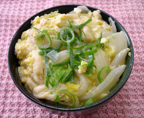 南関あげと白菜の卵とじ丼