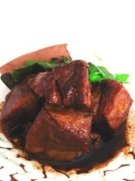 豚バラ肉の八丁味噌角煮