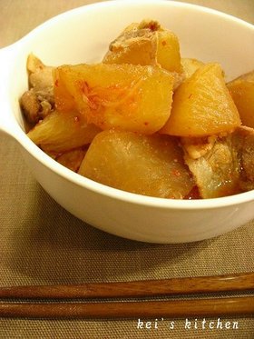 大根のキムチ煮