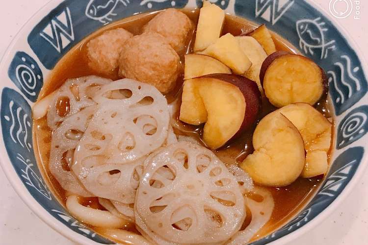 腹持ちが良い朝食 肉だんごと根菜のうどん レシピ 作り方 By クックまいななパパ クックパッド 簡単おいしいみんなのレシピが355万品