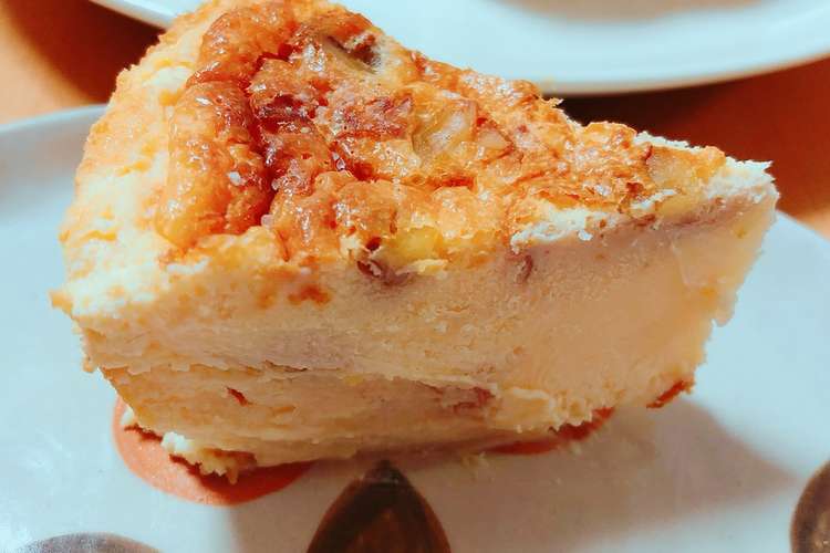本みりんキャラメルチーズケーキ胡桃のせ レシピ 作り方 By 和みの食卓 流山市 クックパッド