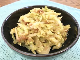 レンジdeキャベツのおかか和え*生姜入り