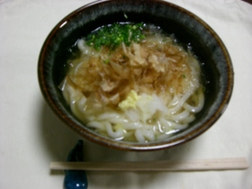 大根おろしたっぷりで あんかけうどん