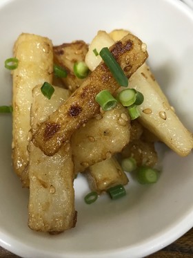 長いもの甘辛がらめ