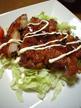 ニンニク香る照り焼きチキン