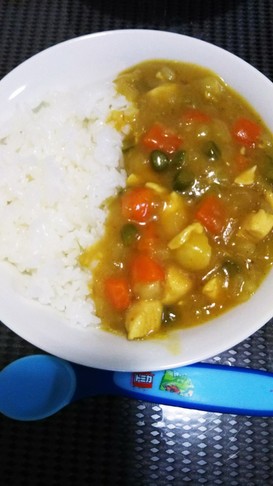 離乳食完了期☆鶏ささみ野菜カレー