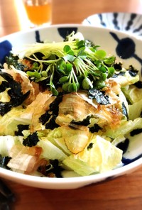 白菜大量消費♫某焼き鳥屋さんの白菜サラダ