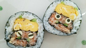 赤鬼 オムライスのり巻き 恵方巻 お弁当