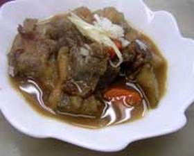圧力鍋で早い!牛すじ煮込み!