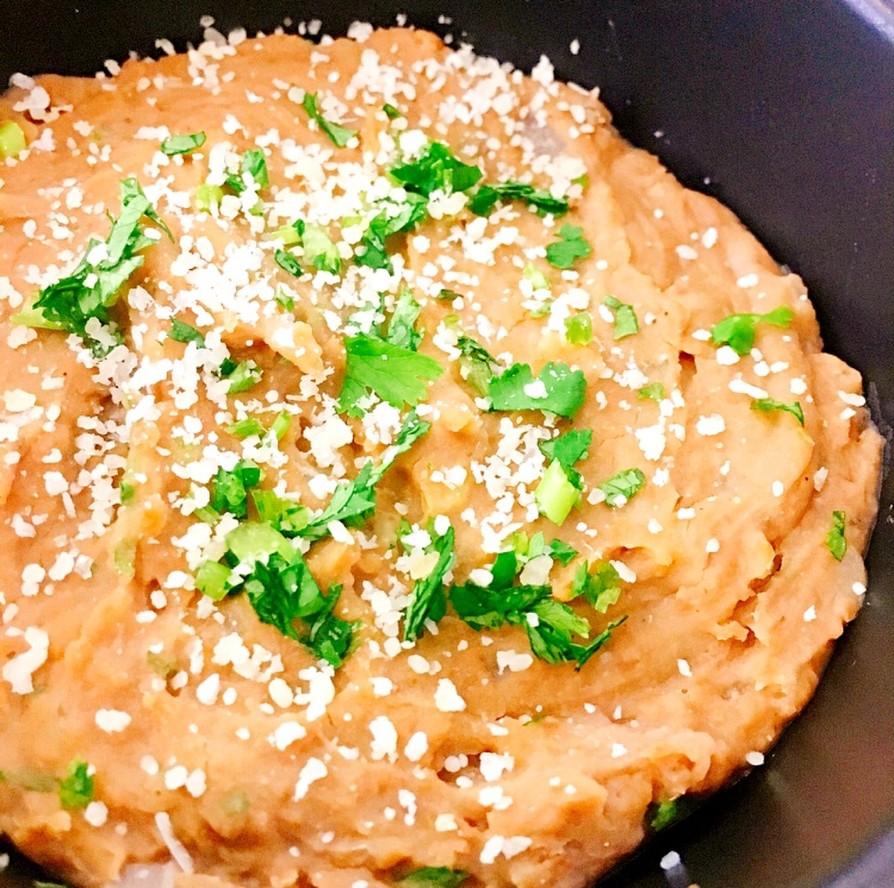 インスタントポットまたはスロークッカーで作るリフライドビーンズのレシピ