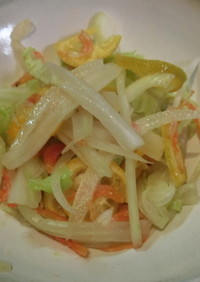 白菜とキンカンのサッパリポン酢サラダ