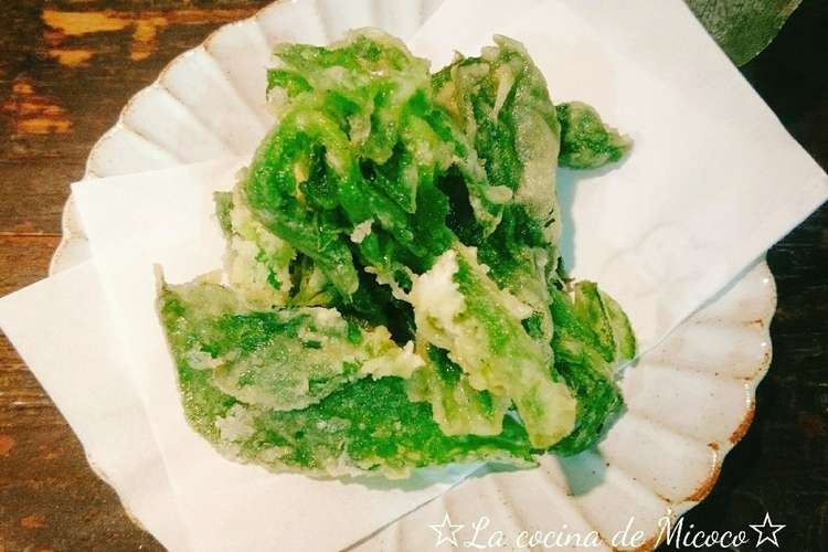 塩味が美味 アイスプラントの天ぷら レシピ 作り方 By Micoco クックパッド