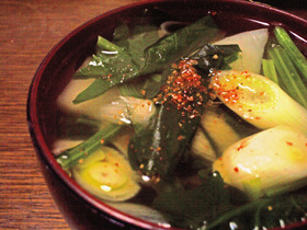 *和風ほうれん草スープ(*´艸`)-3*