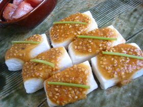はんぺんの味噌田楽