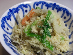 おからと根菜の酢の物