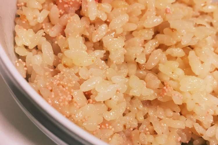明太子の炊き込みご飯 レシピ 作り方 By Sanopi クックパッド 簡単おいしいみんなのレシピが365万品