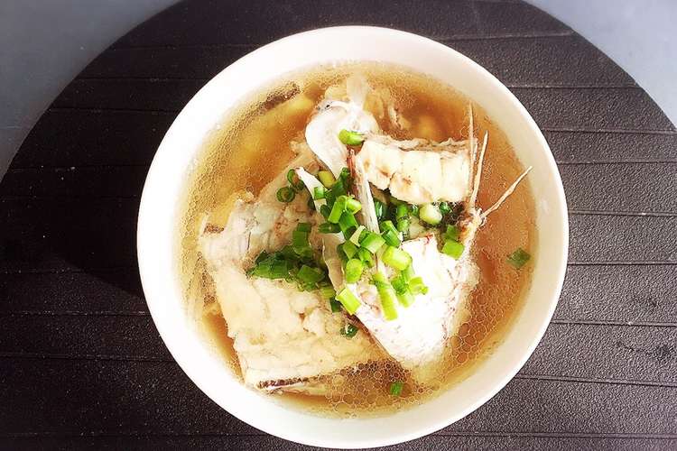 簡単 男飯 生姜香る鯛のさっぱり塩アラ汁 レシピ 作り方 By クックタグ クックパッド 簡単おいしいみんなのレシピが350万品