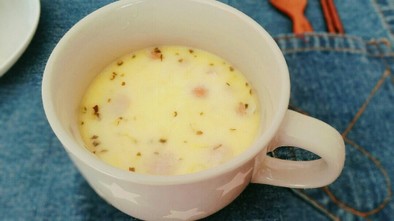 焦がしネギで作る簡単♡ミルクスープの写真