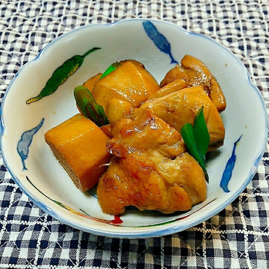 【時短】里芋と若鶏の照り煮の画像
