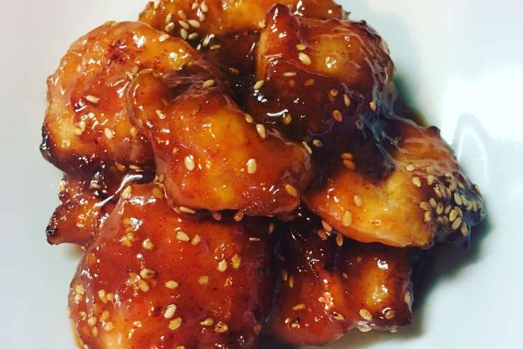 フライパン１つで簡単 韓国風甘辛チキン レシピ 作り方 By Kurihomi クックパッド 簡単おいしいみんなのレシピが360万品