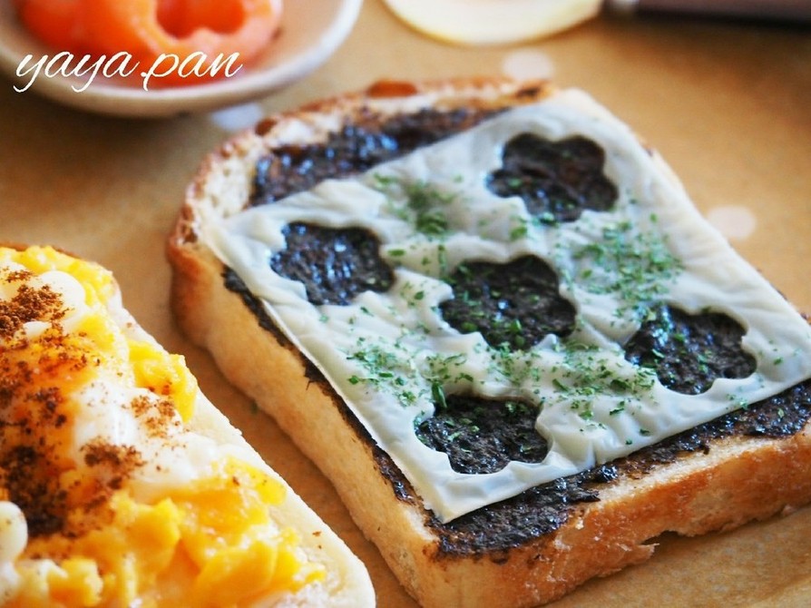 簡単☆美味しい！海苔の佃煮チーズトーストの画像