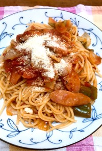 お昼ゴハンに…簡単スパゲティナポリタン