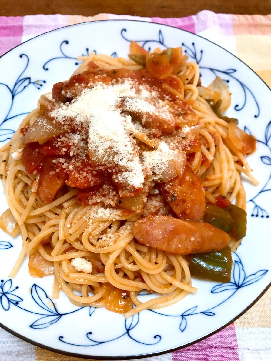 お昼ゴハンに…簡単スパゲティナポリタンの画像