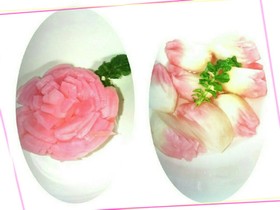 かぶの薔薇・花びら甘酢漬け