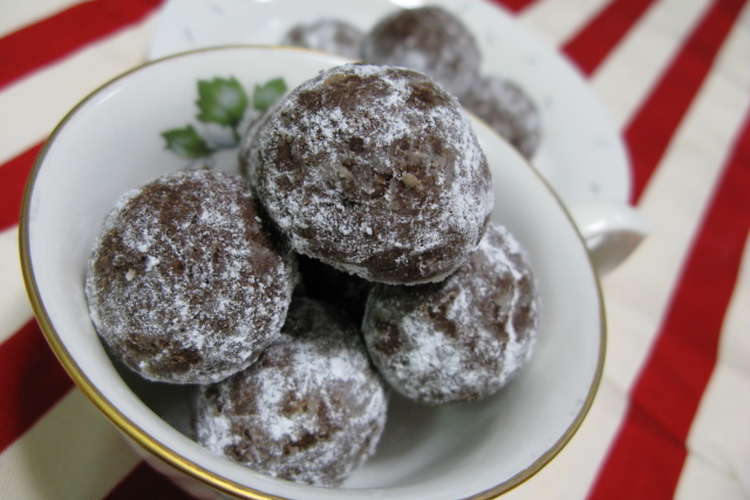 バレンタインに 簡単チョコスノーボール レシピ 作り方 By 舞衣ママ クックパッド