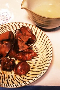 鳥肝の生姜醤油煮