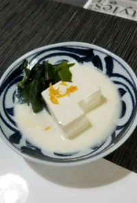 レンチン 豆乳の温豆腐